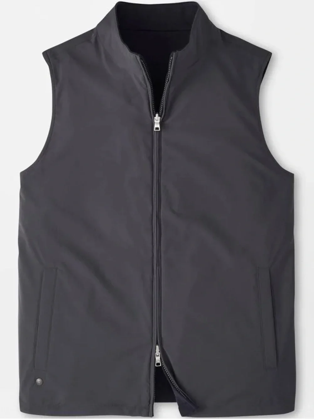 NWT Peter Millar Ryder Reversible Vest: Iridium (Small)
